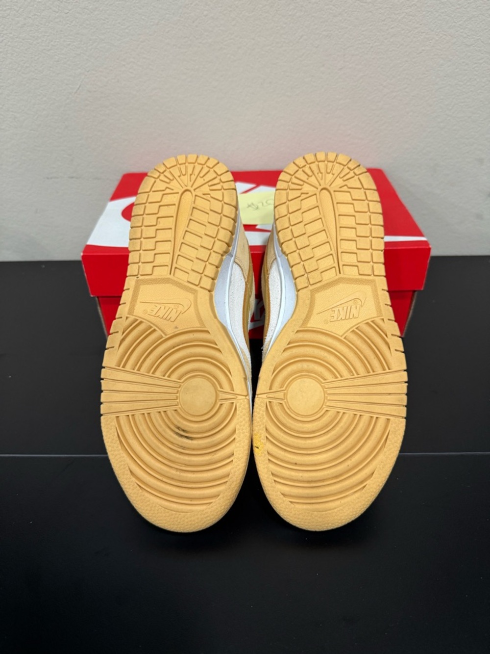 Size 7 - Nike Women’s Dunk Low LX “Gold Suede” - Picture 4 of 5